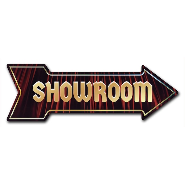 Showroom Arrow Decal Funny Home Decor 36in Wide